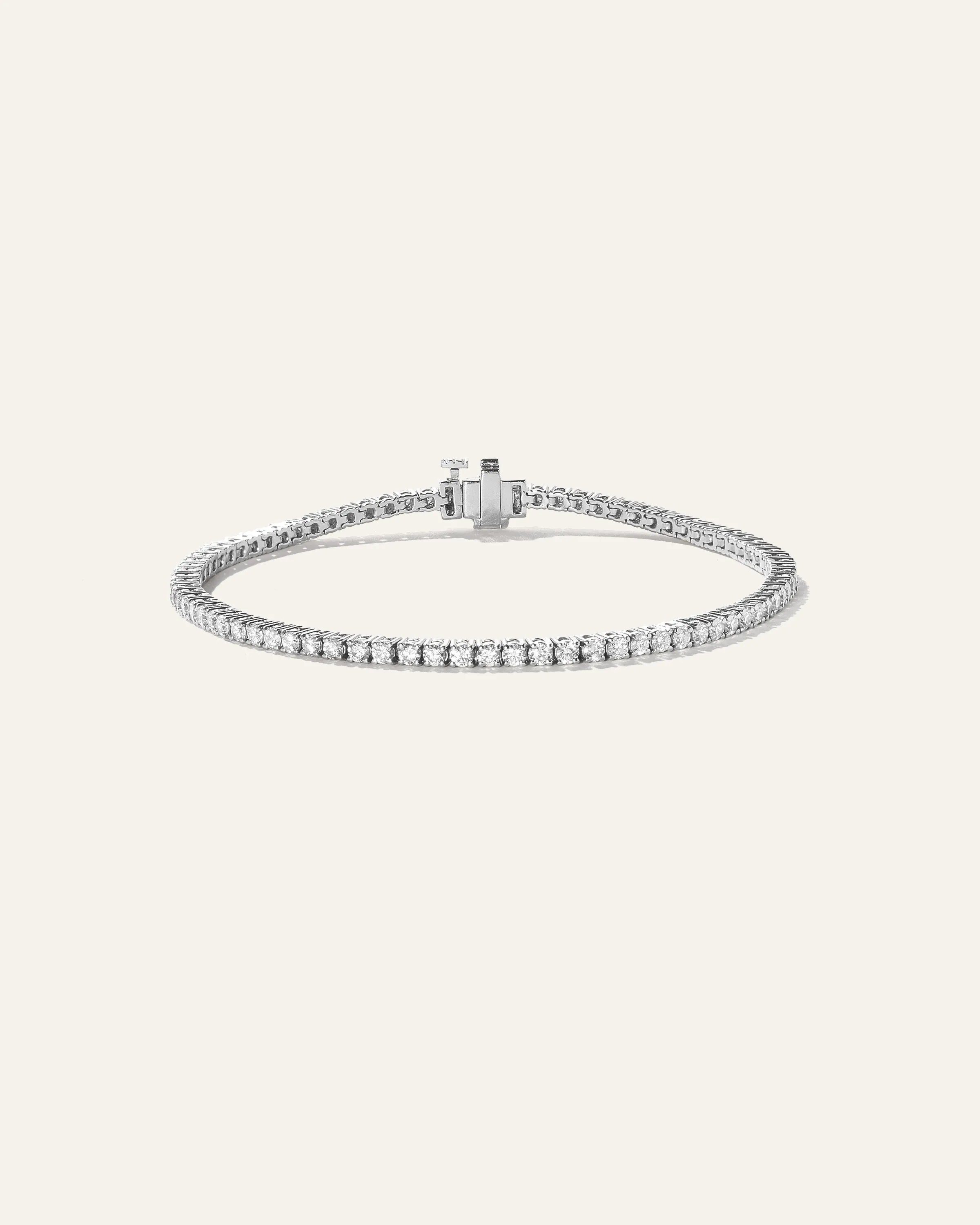 14K Gold Lab Grown Diamond Tennis Bracelet