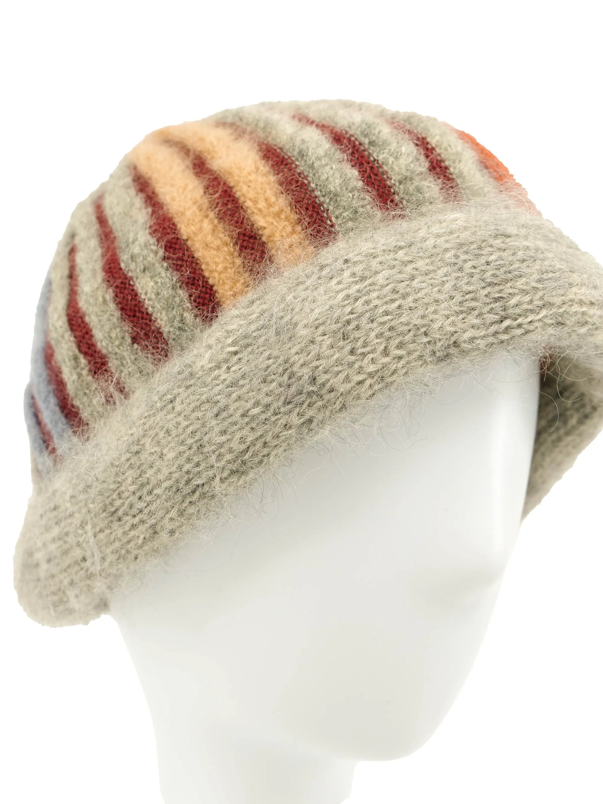 1968 Missoni Ribbed Knit Cardigan And Beanie Ensemble