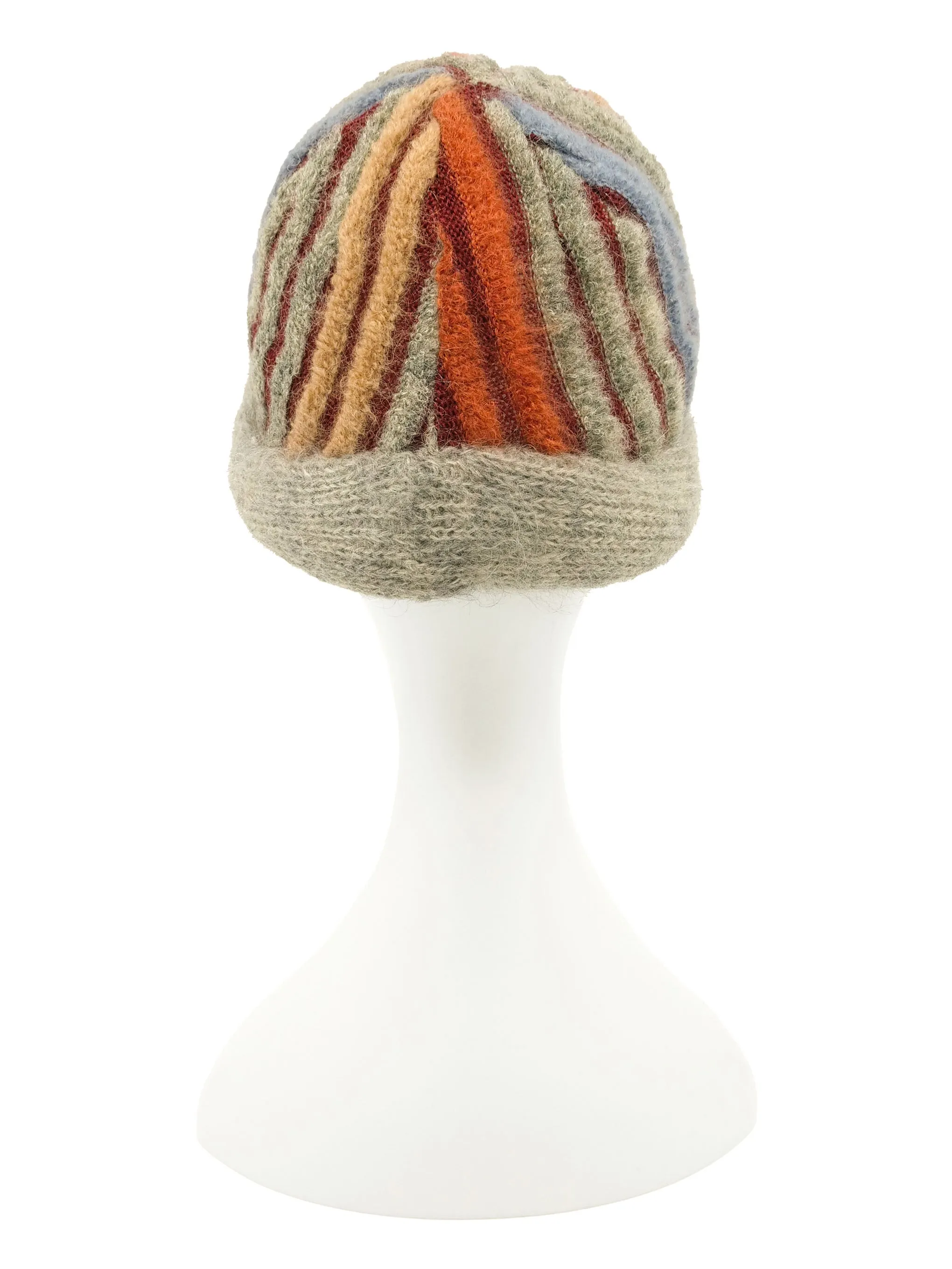 1968 Missoni Ribbed Knit Cardigan And Beanie Ensemble