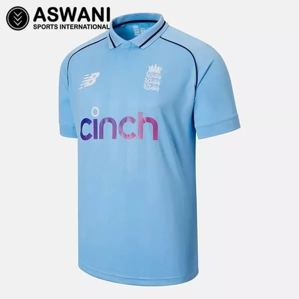 2022 New Balance ECB England Cricket Replica ODI Shirt - Adult