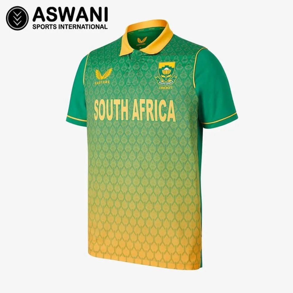 2022 Official Castore South Africa Cricket One Day Jersey / Shirt