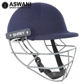 2024 Shrey Performance 2.0 Junior Cricket Helmet,  Steel Grill, Navy