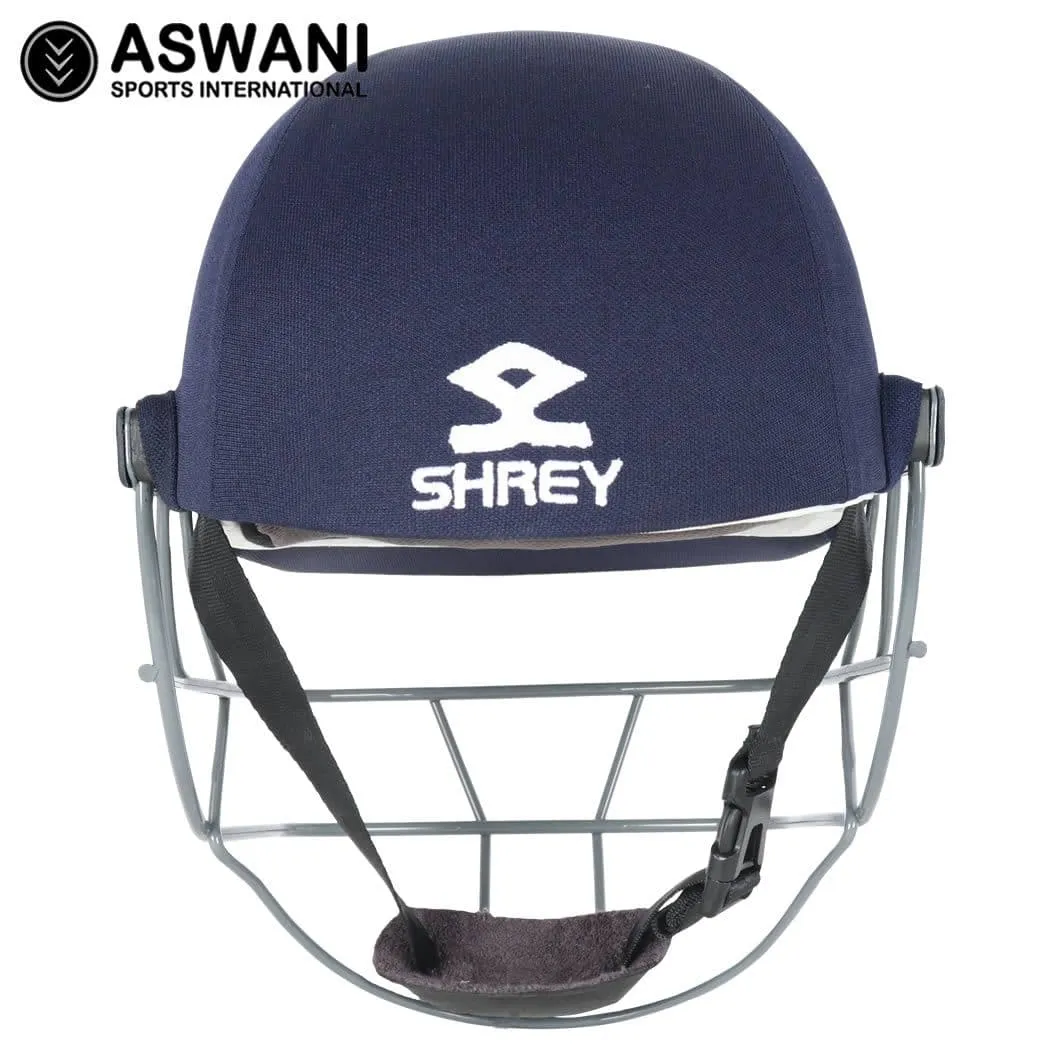 2024 Shrey Performance 2.0 Junior Cricket Helmet,  Steel Grill, Navy