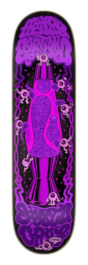 8.28in Gartland Lava Lamp Santa Cruz Skateboard Deck