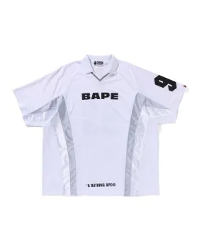 A Bathing Ape MULTI LOGO RELAXED FIT SOCCER JERSEY