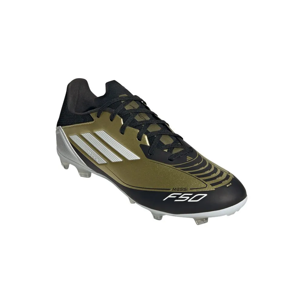 adidas F50 League FG Messi Soccer Cleats | Triunfo Dorado Pack