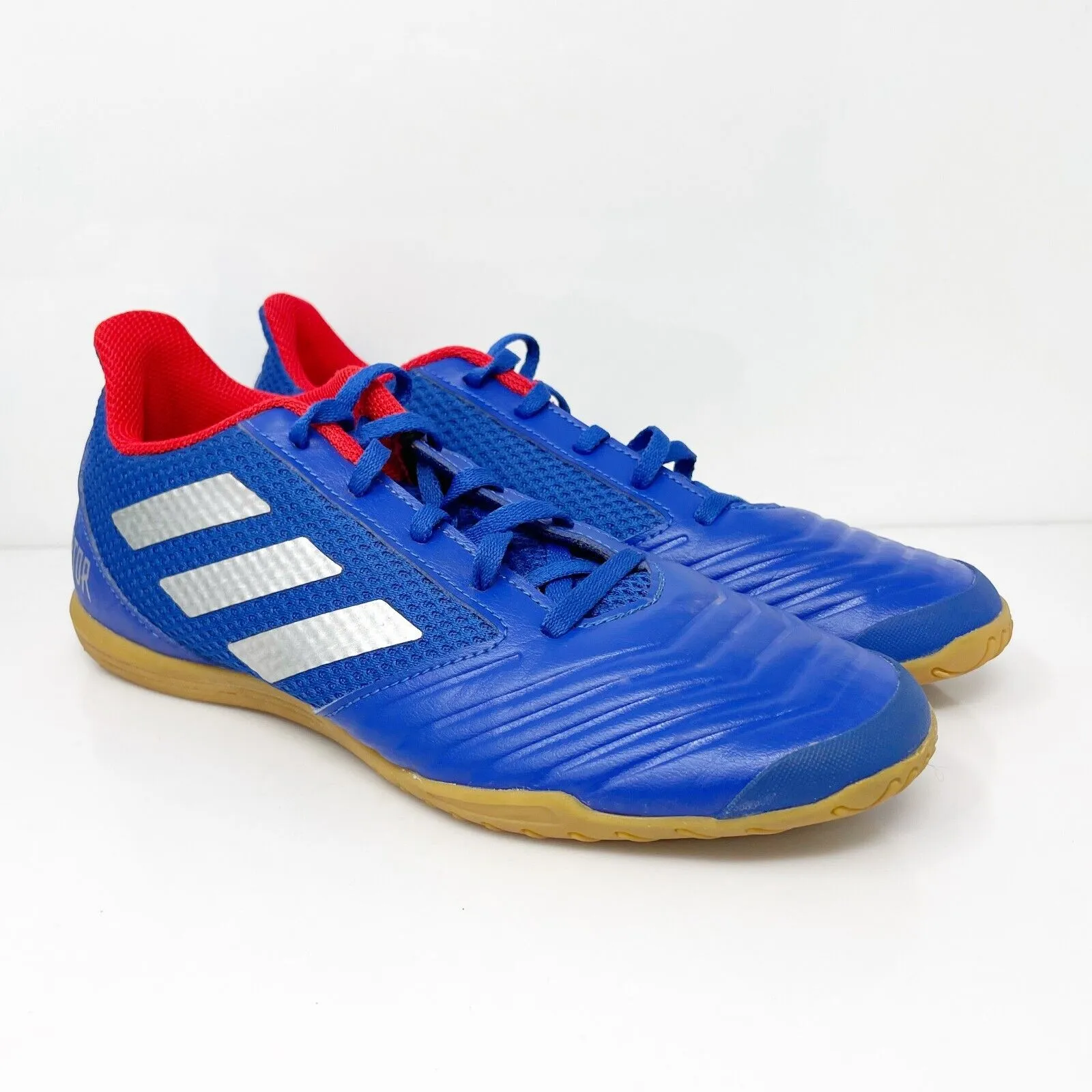 Adidas Mens Predator 19.4 IN Sala BB9083 Blue Football Cleats Shoes Size 7.5