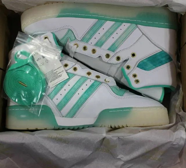 Adidas rivalry high chinese singles day men basketball shoe white green [fv4526]