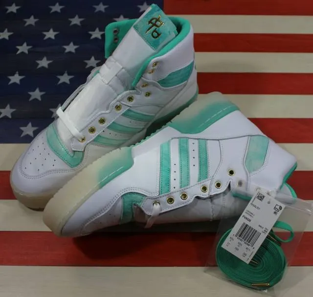 Adidas rivalry high chinese singles day men basketball shoe white green [fv4526]