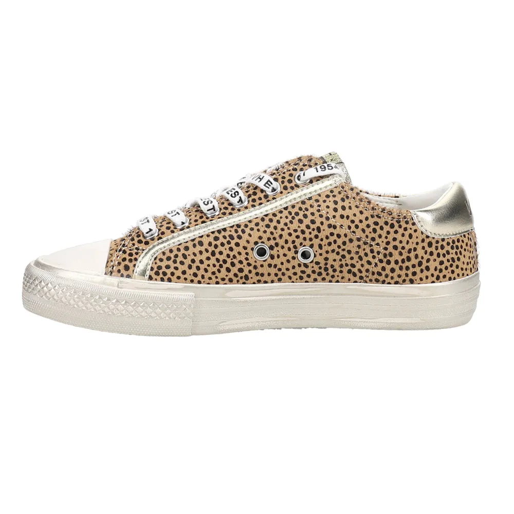 Alive Leopard Metallic Glitter Slip On Sneakers