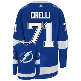 Anthony Cirelli Tampa Bay Lightning Adidas Primegreen Authentic NHL Hockey Jersey     