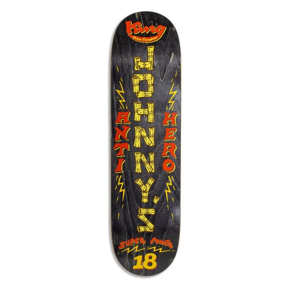 Antihero Skateboard Deck Cardiel Superpowered Black 8.5