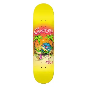 Antihero Skateboard Deck Hewitt Grimple Beach Yellow 8.5