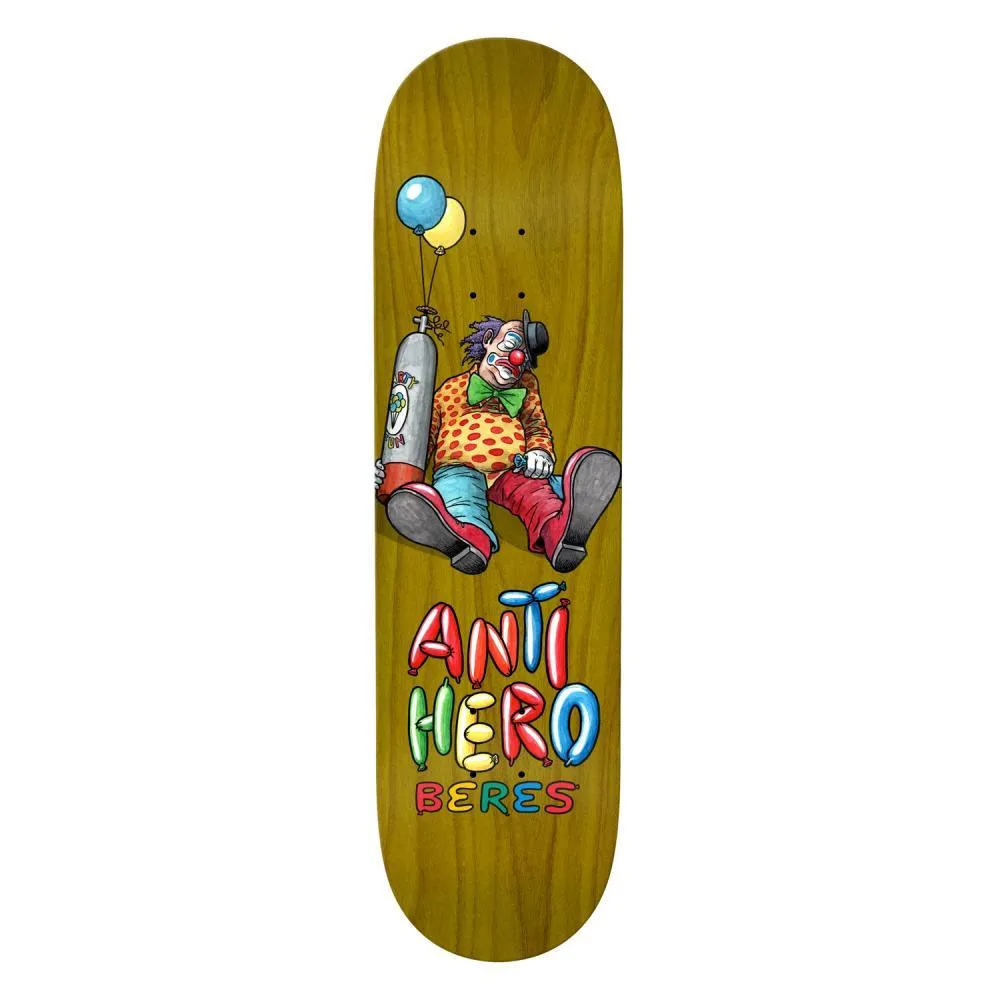 Antihero Skateboard Deck Raney Bozos Assorted Stains 8.25