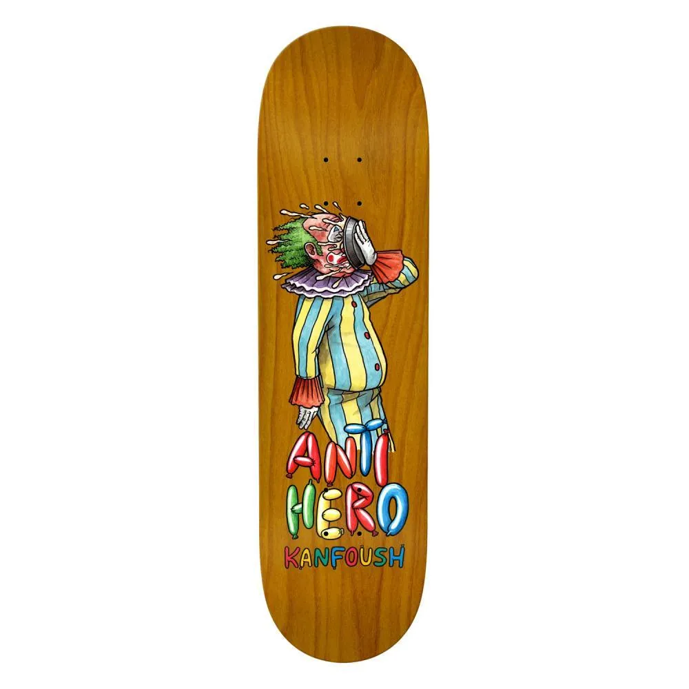 Antihero Skateboard Skateboard Deck Kanfoush Bozos Assorted Stains 8.5