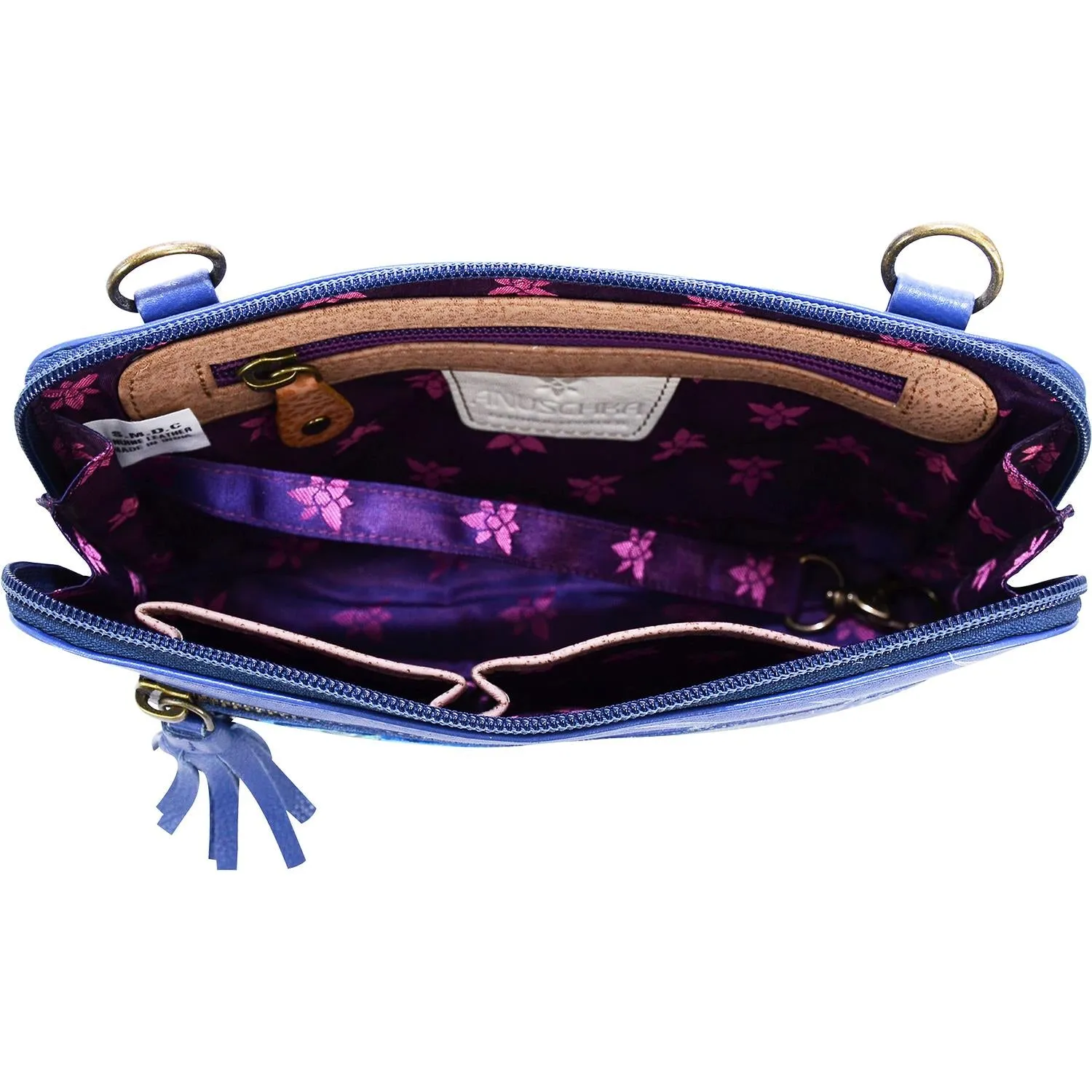 Anuschka Crossbody/Belt Bag Garden Of Delights Leather