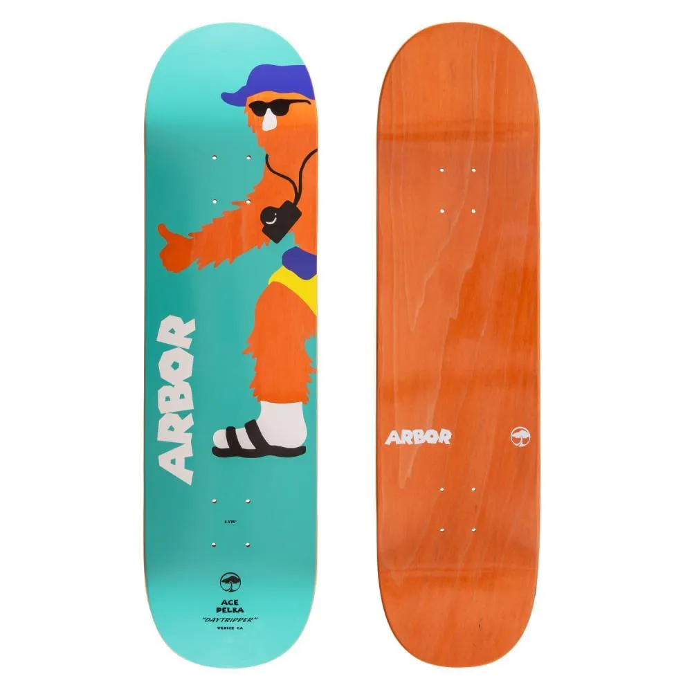 Arbor Skateboard Deck Ace Pelka 8.375 Daytripper Multi 8.375