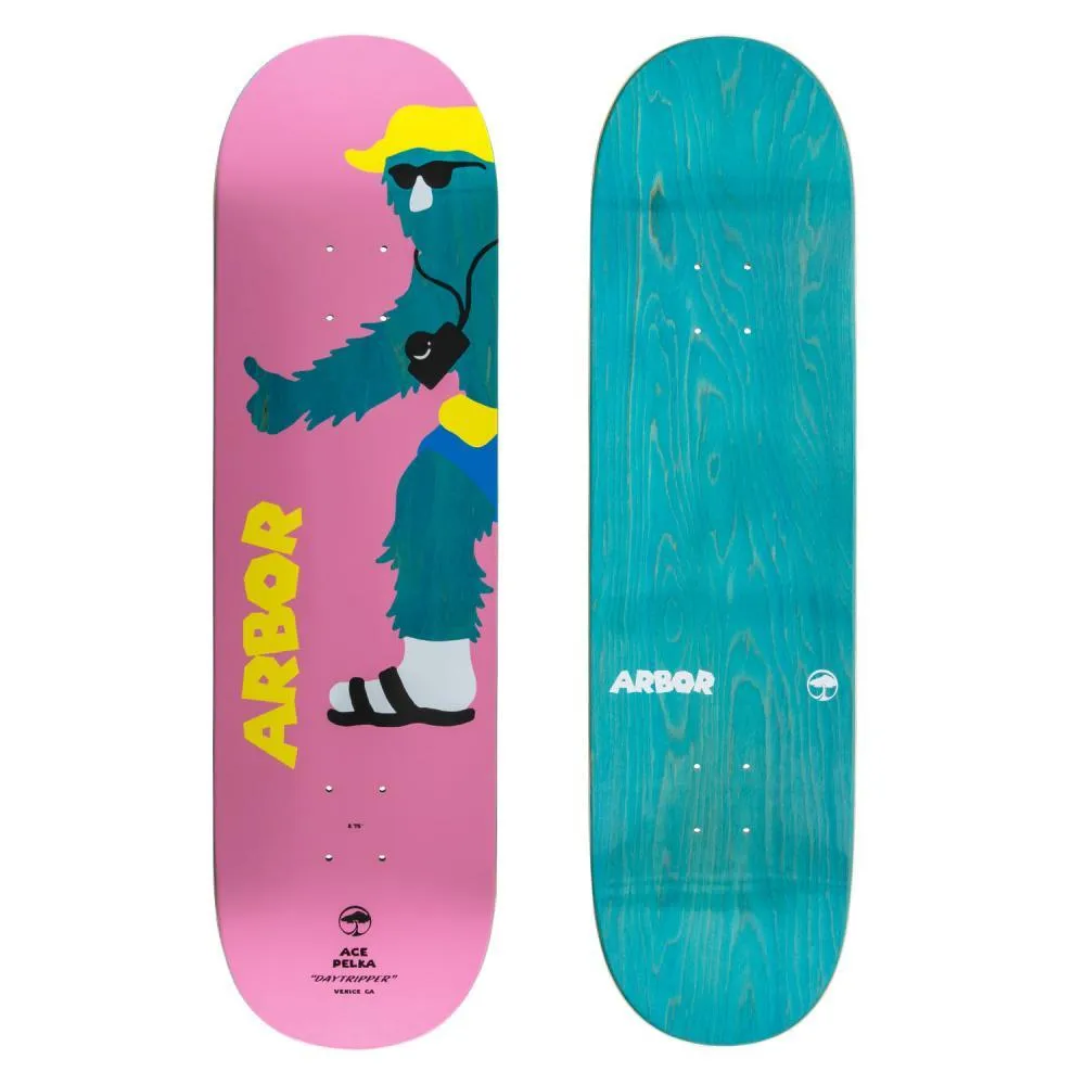 Arbor Skateboard Deck Ace Pelka 8.75 Daytripper Multi 8.75