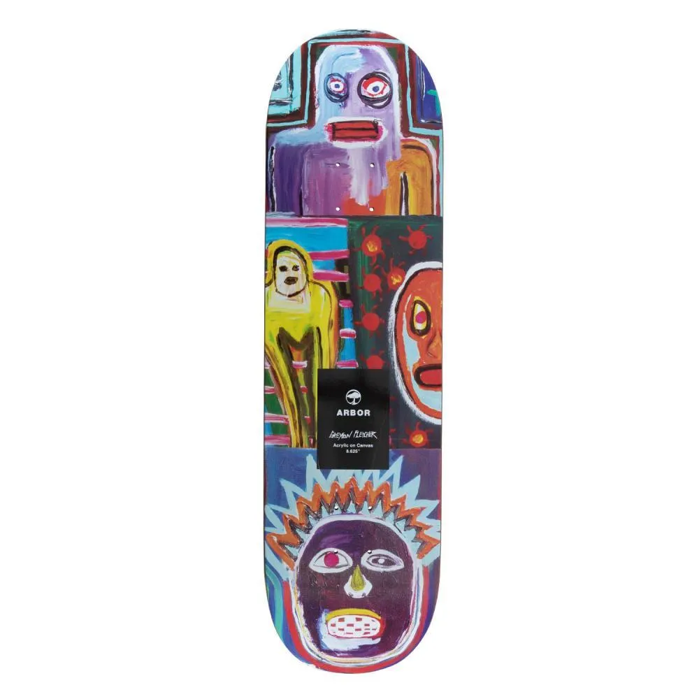 Arbor Skateboard Deck Greyson 8.625 Collage Multi 8.625