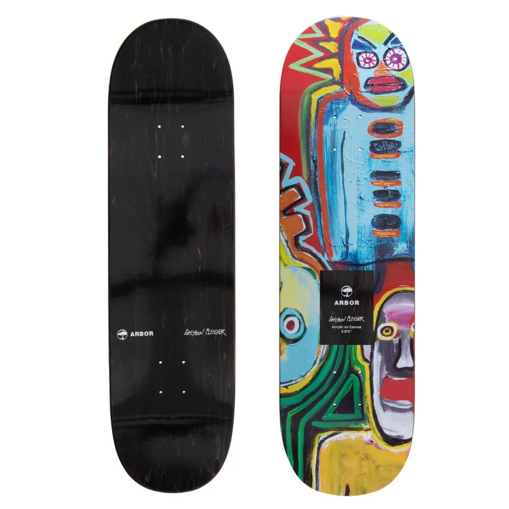 Arbor Skateboard Deck Greyson 8.875 Collage Multi 8.875