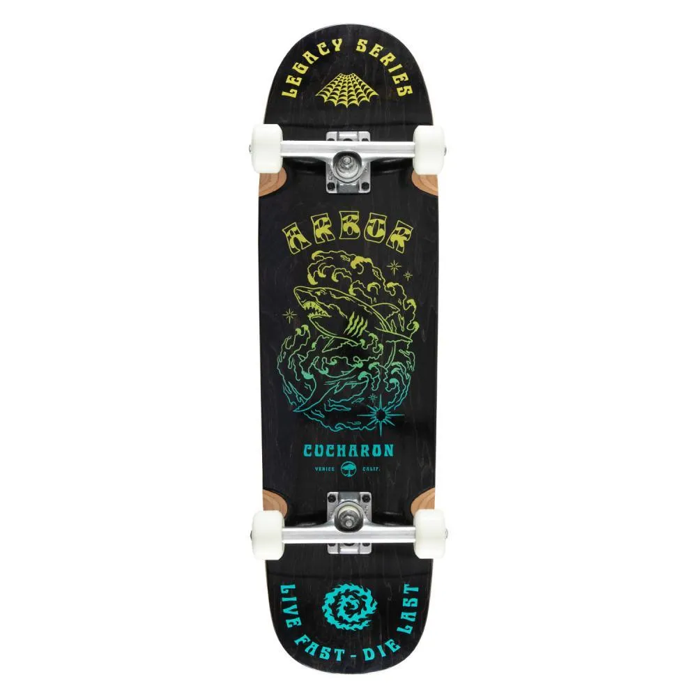 Arbor Street Complete Skateboard Legacy Cucharon Spellbound Multi 8.75