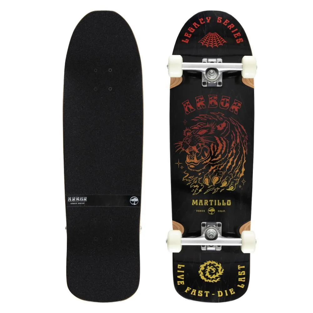 Arbor Street Complete Skateboard Legacy Martillo Spellbound Multi 9