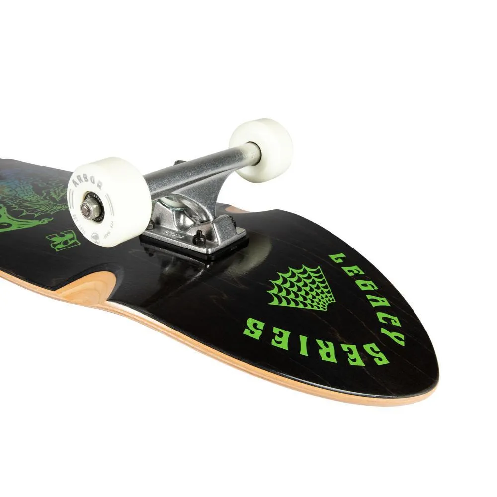 Arbor Street Complete Skateboard Legacy Pistola Spellbound Multi 9.25