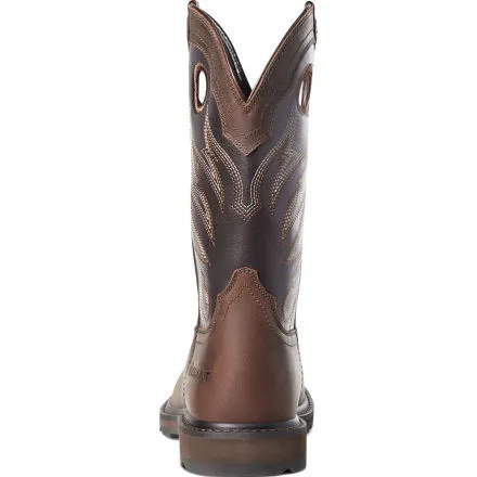 Ariat Groundbreaker Men's Steel Toe Pull-On Western Work Boot