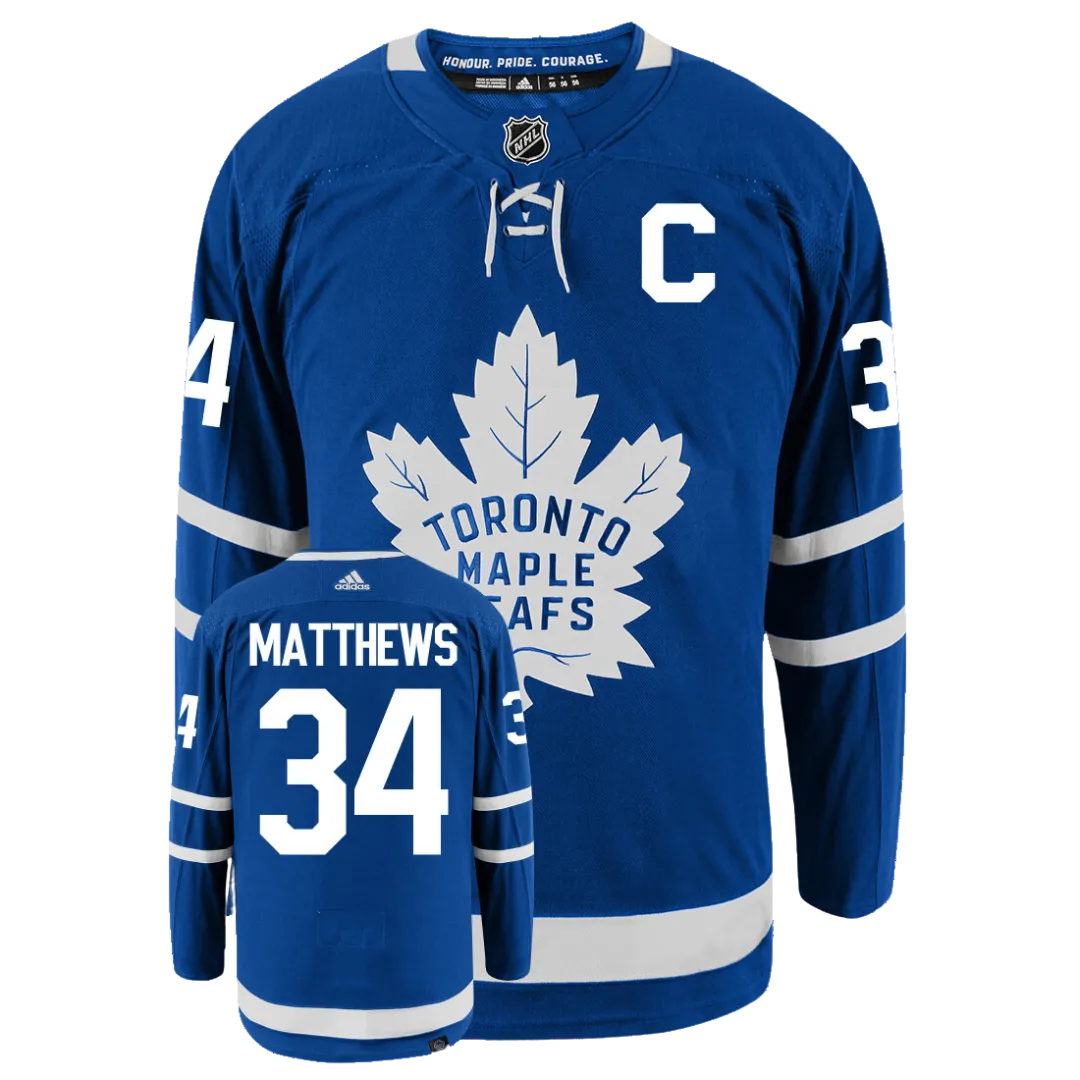 Auston Matthews Toronto Maple Leafs Adidas Primegreen Authentic NHL Hockey Jersey     