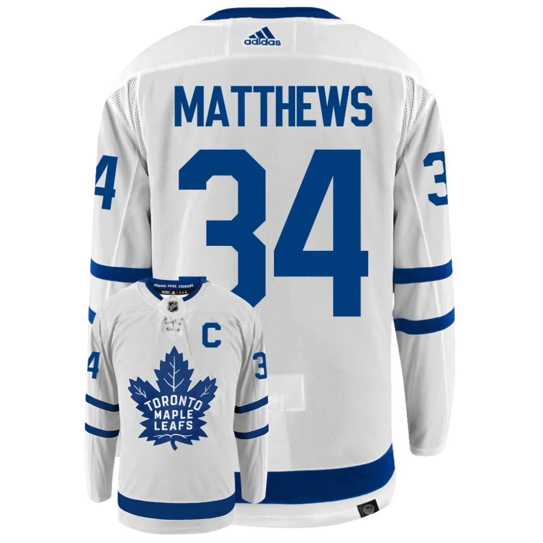 Auston Matthews Toronto Maple Leafs Adidas Primegreen Authentic NHL Hockey Jersey     