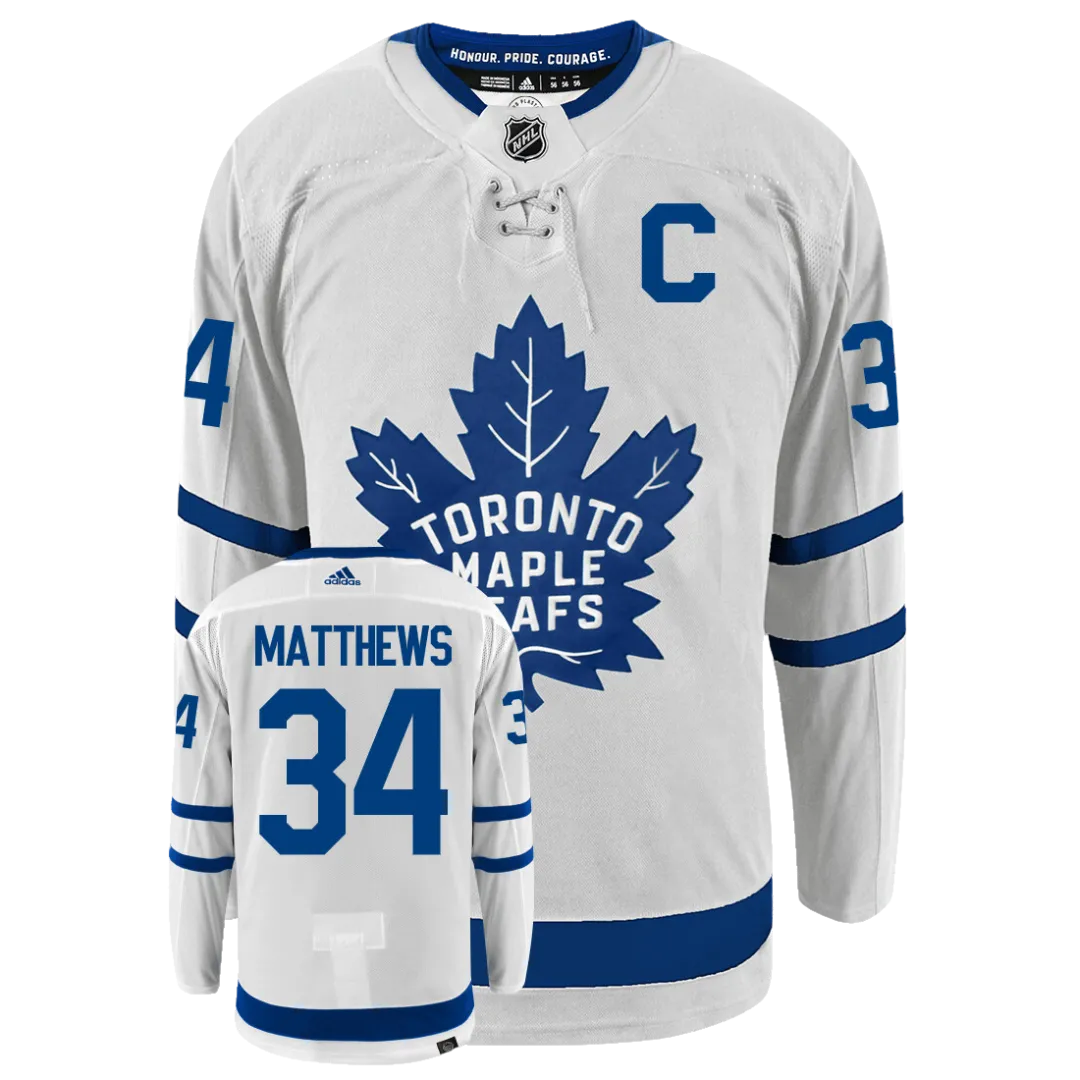 Auston Matthews Toronto Maple Leafs Adidas Primegreen Authentic NHL Hockey Jersey     