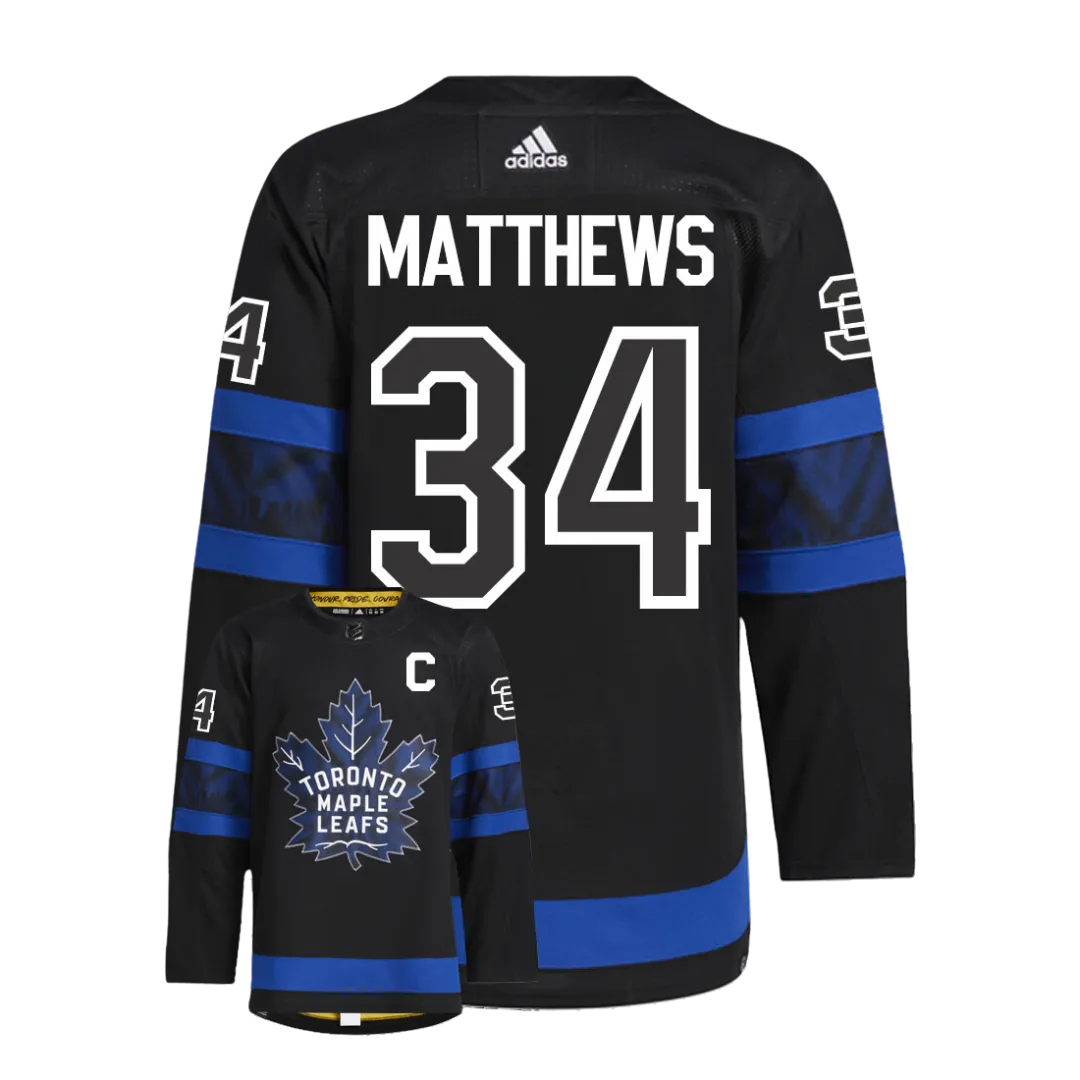 Auston Matthews Toronto Maple Leafs Adidas Primegreen Authentic NHL Hockey Jersey     