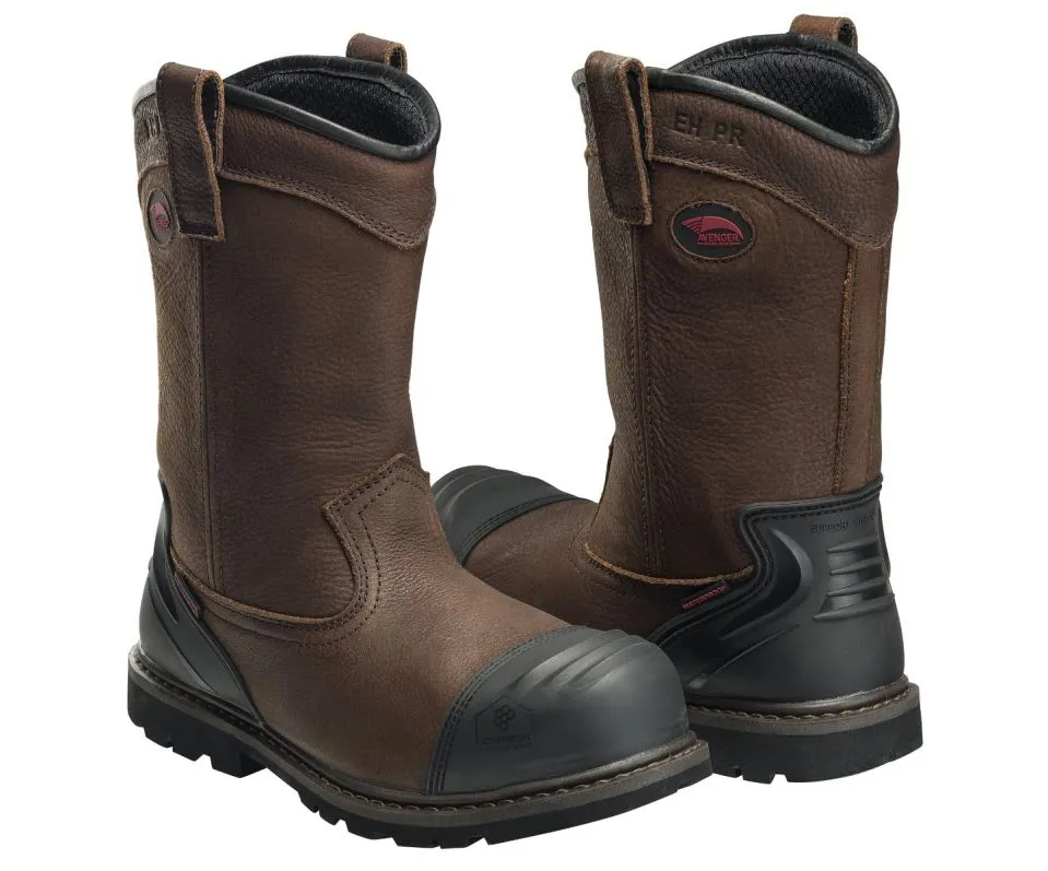 Avenger 7876 Hammer Wellington 11" Composite Toe Work Boot