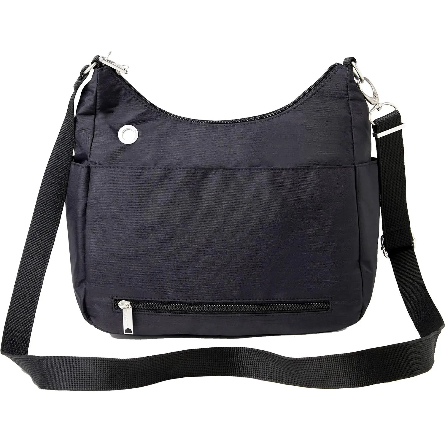 Baggallini Anti-Theft Free Time Crossbody Bag Black Nylon