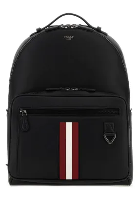 Bally Black Leather Maverick Backpack