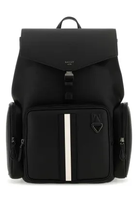 Bally Black Leather Maxi Backpack