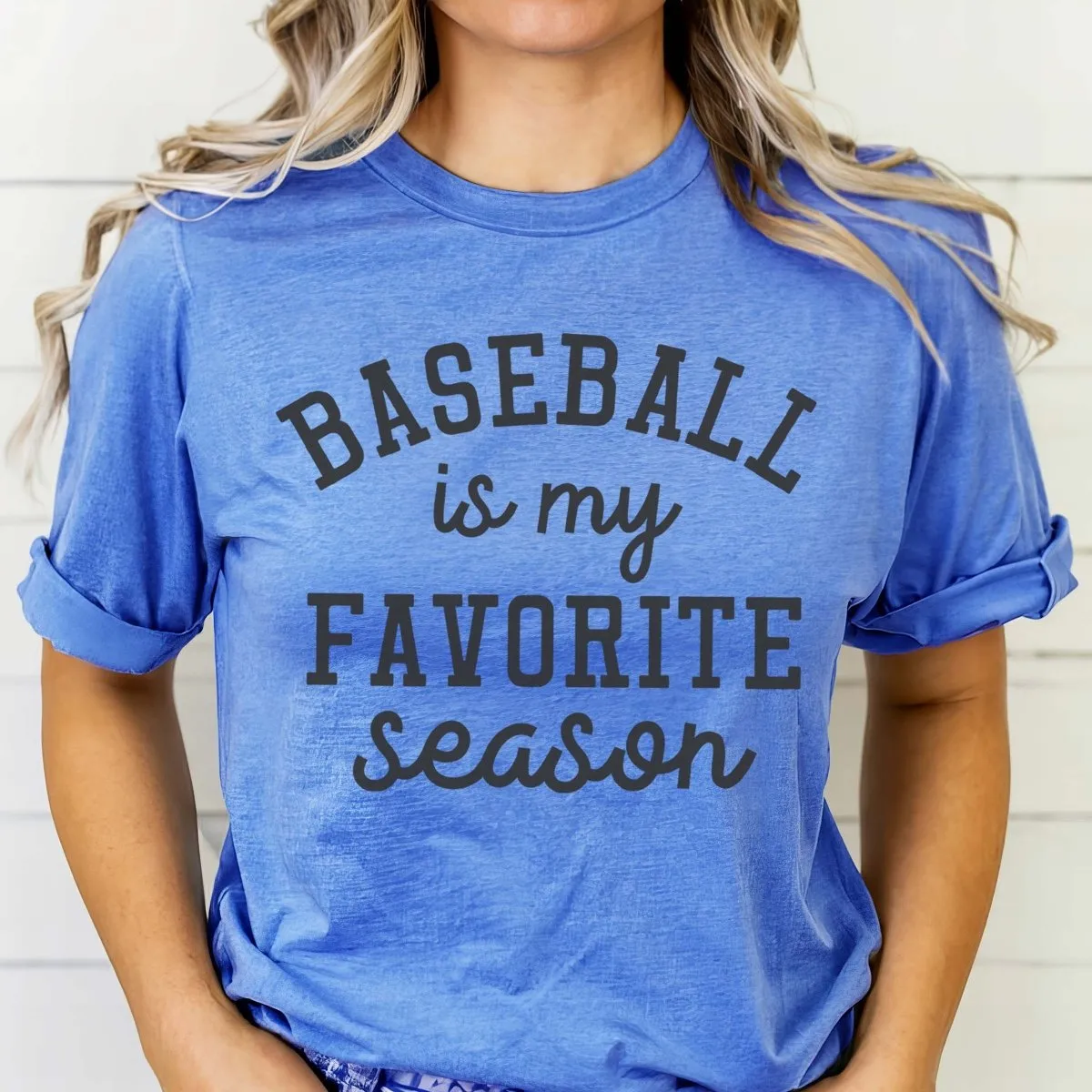 Baseball is my Favorite Season Bella Tee