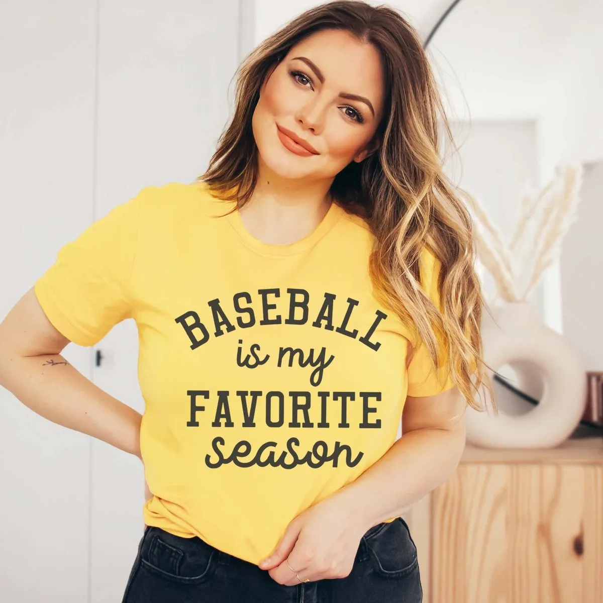 Baseball is my Favorite Season Bella Tee