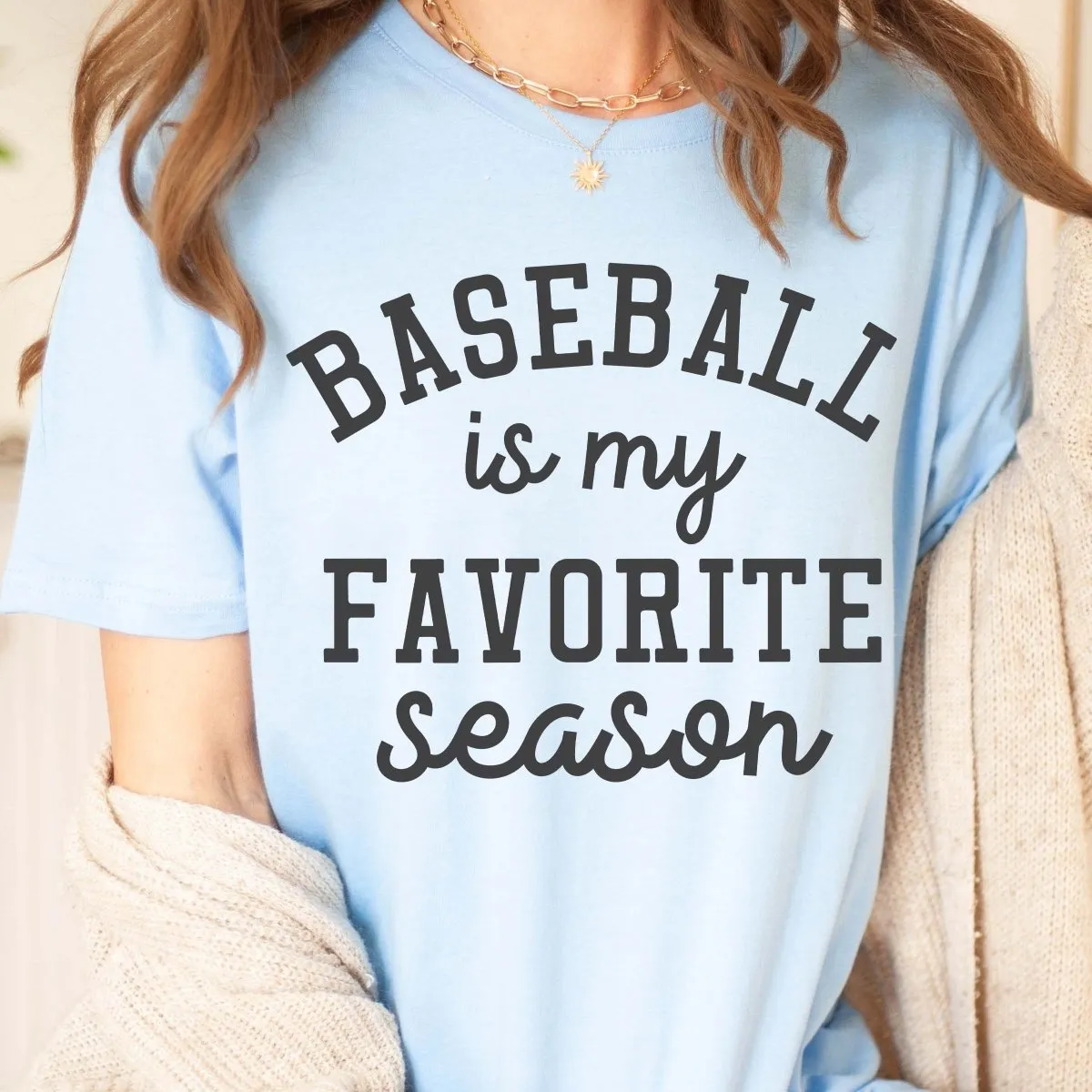 Baseball is my Favorite Season Bella Tee