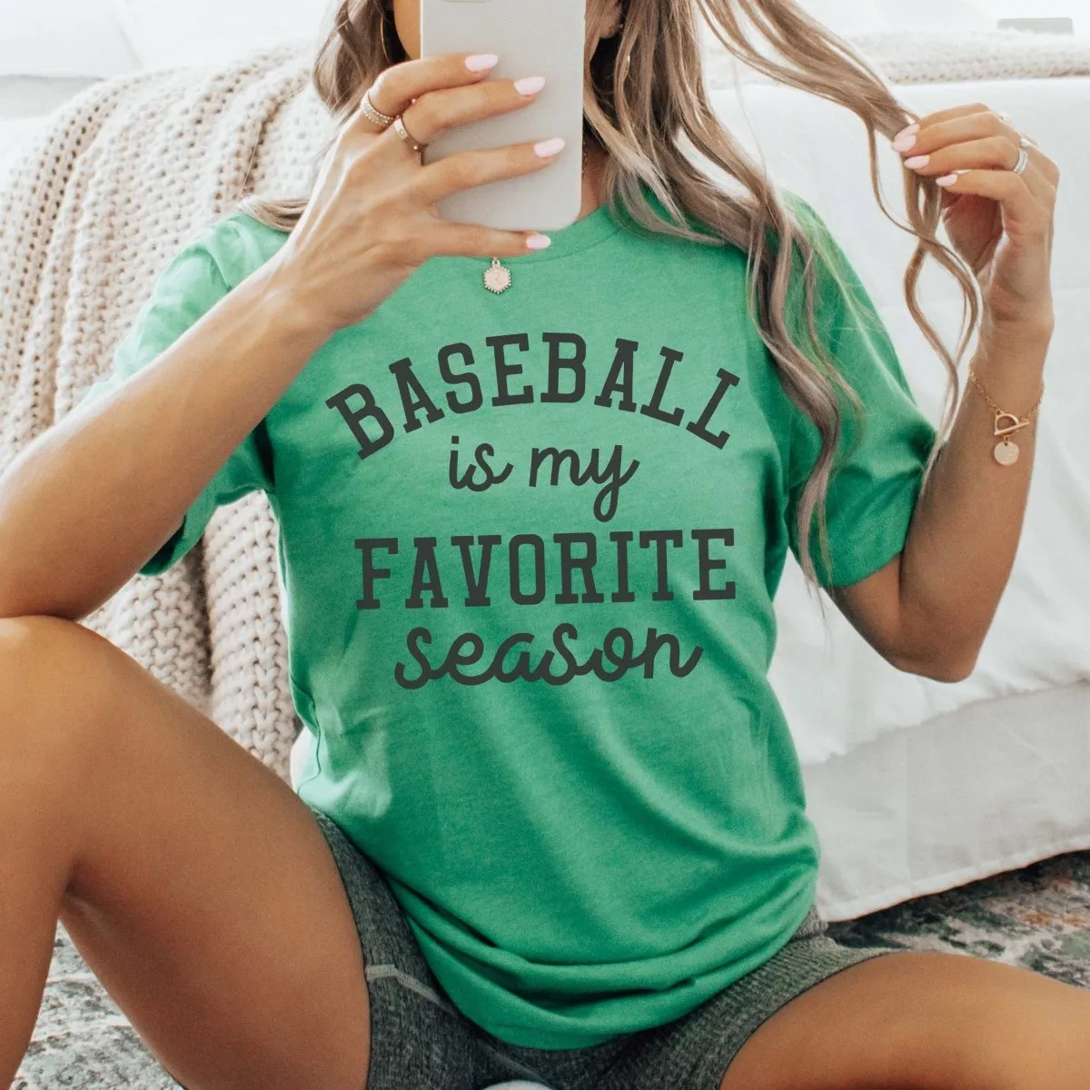 Baseball is my Favorite Season Bella Tee