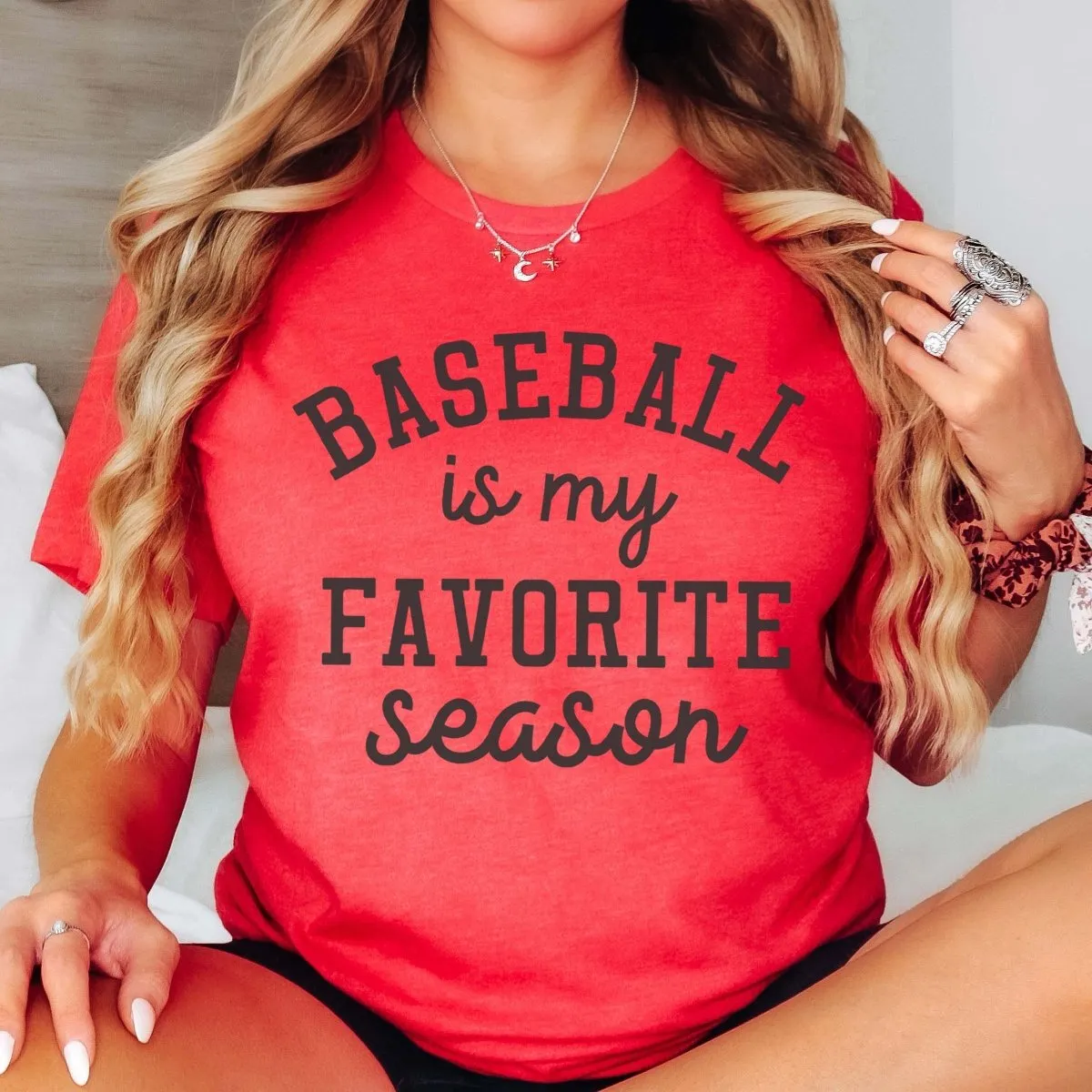 Baseball is my Favorite Season Bella Tee