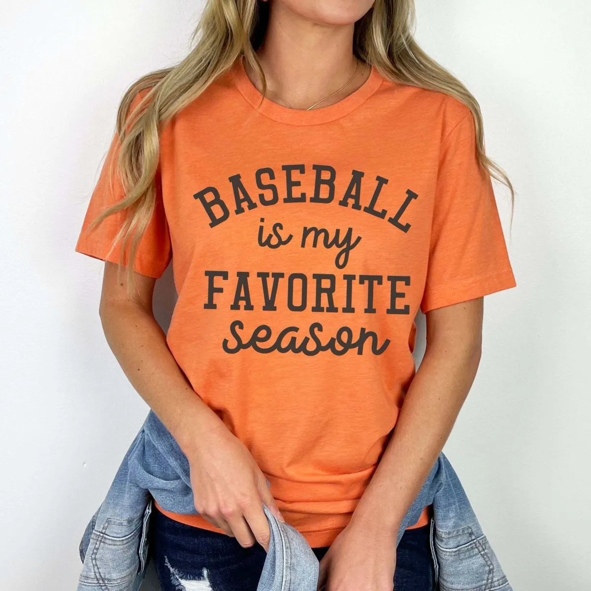 Baseball is my Favorite Season Bella Tee