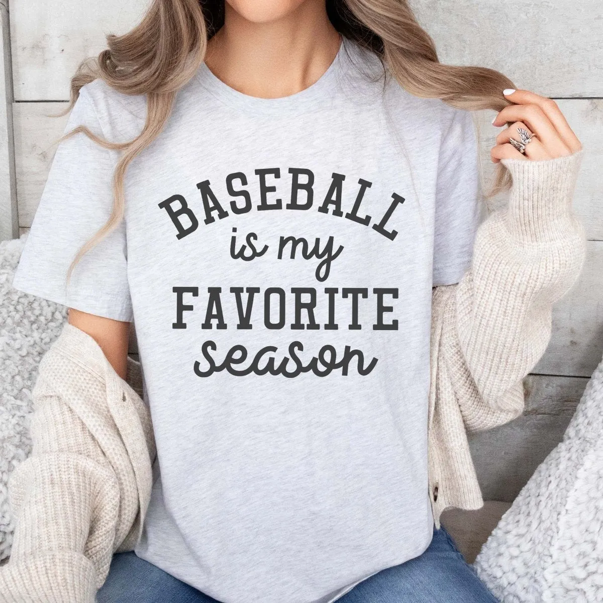 Baseball is my Favorite Season Bella Tee