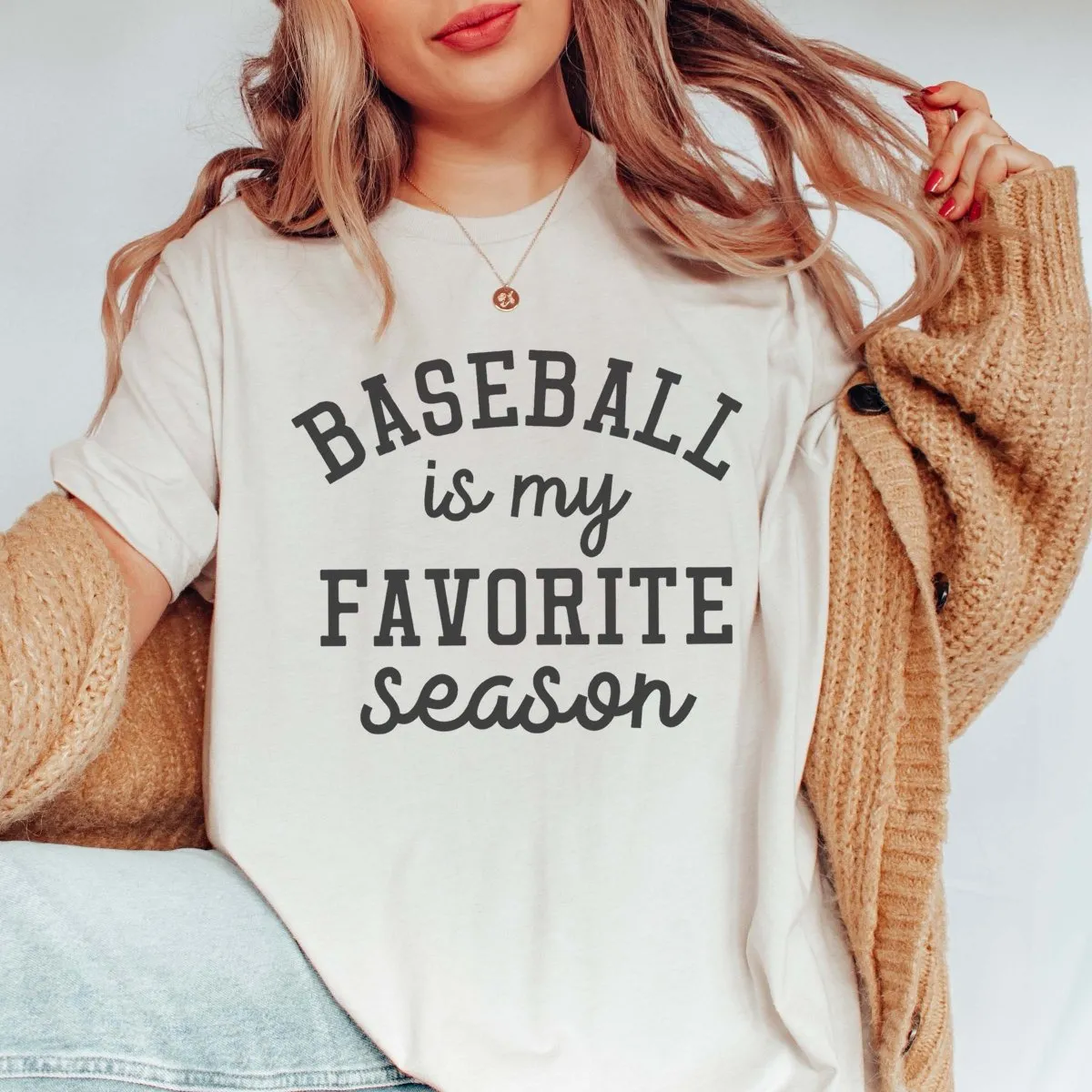 Baseball is my Favorite Season Bella Tee