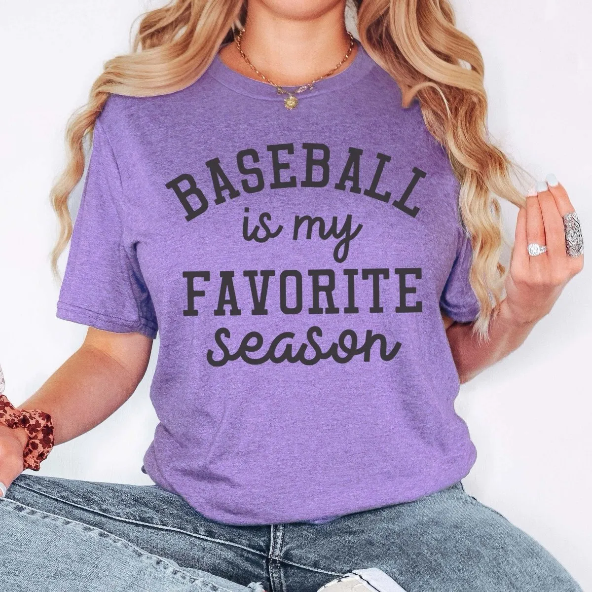 Baseball is my Favorite Season Bella Tee