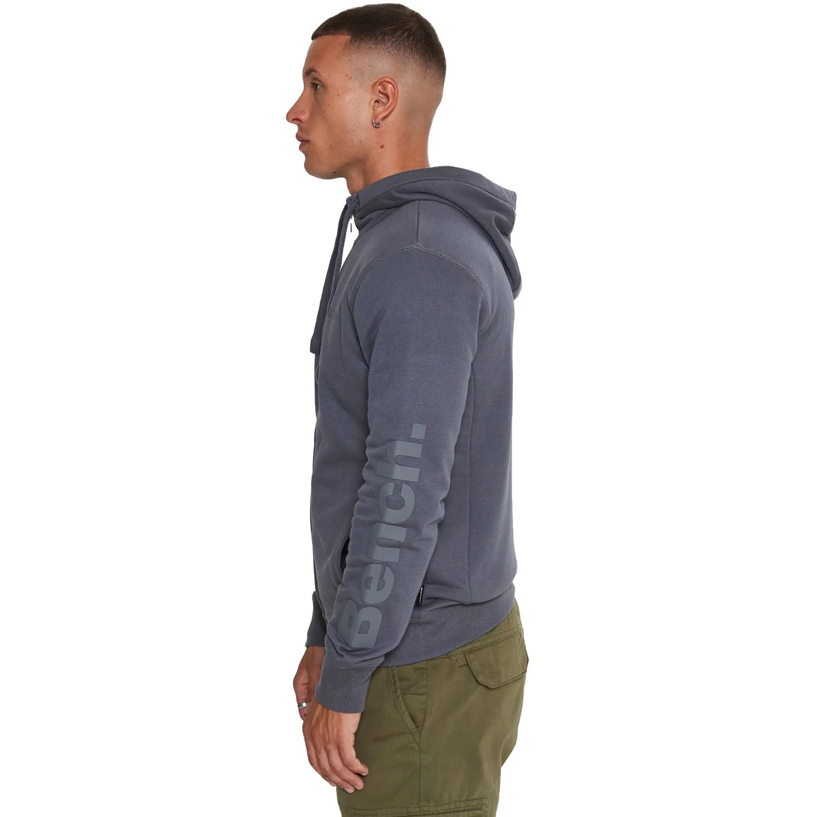 Bench Mens Braxton Full Zip Hoodie