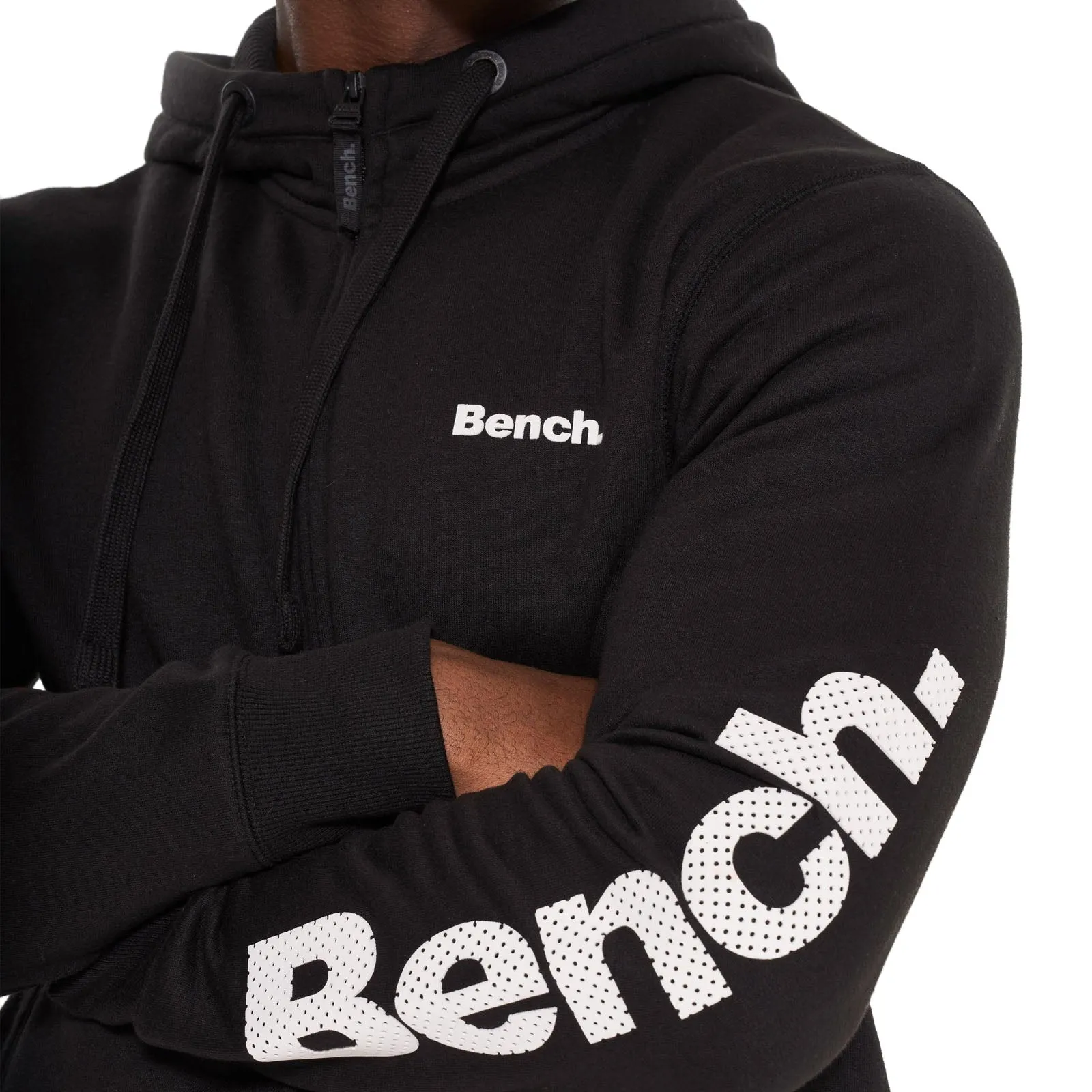 Bench Mens Braxton Full Zip Hoodie