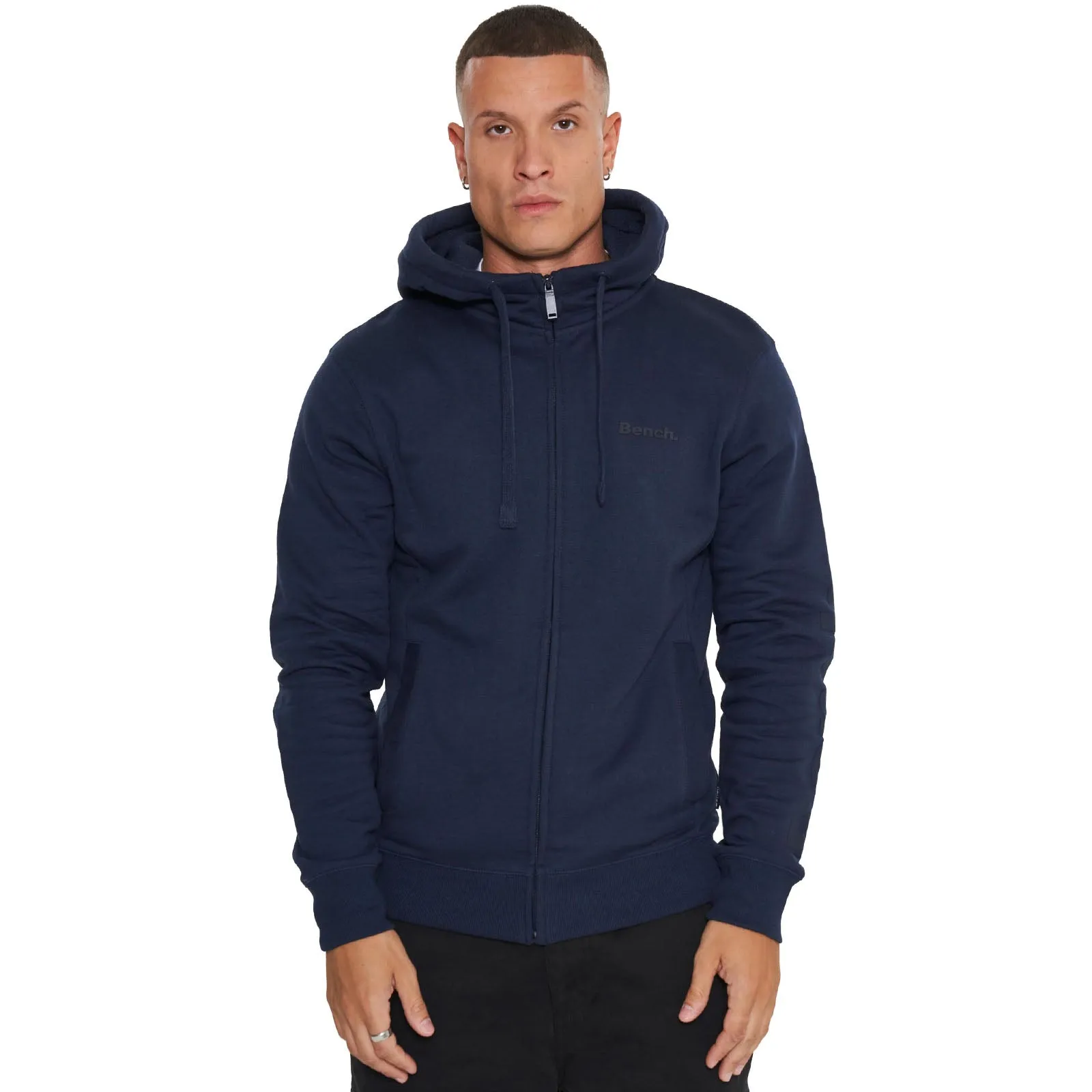 Bench Mens Braxton Full Zip Hoodie