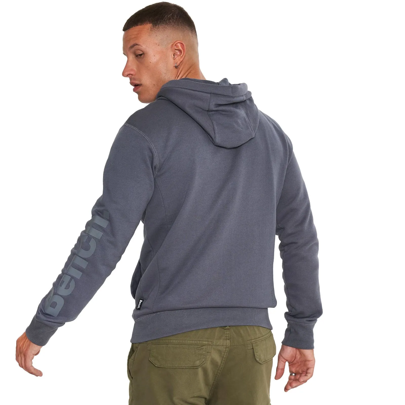 Bench Mens Braxton Full Zip Hoodie