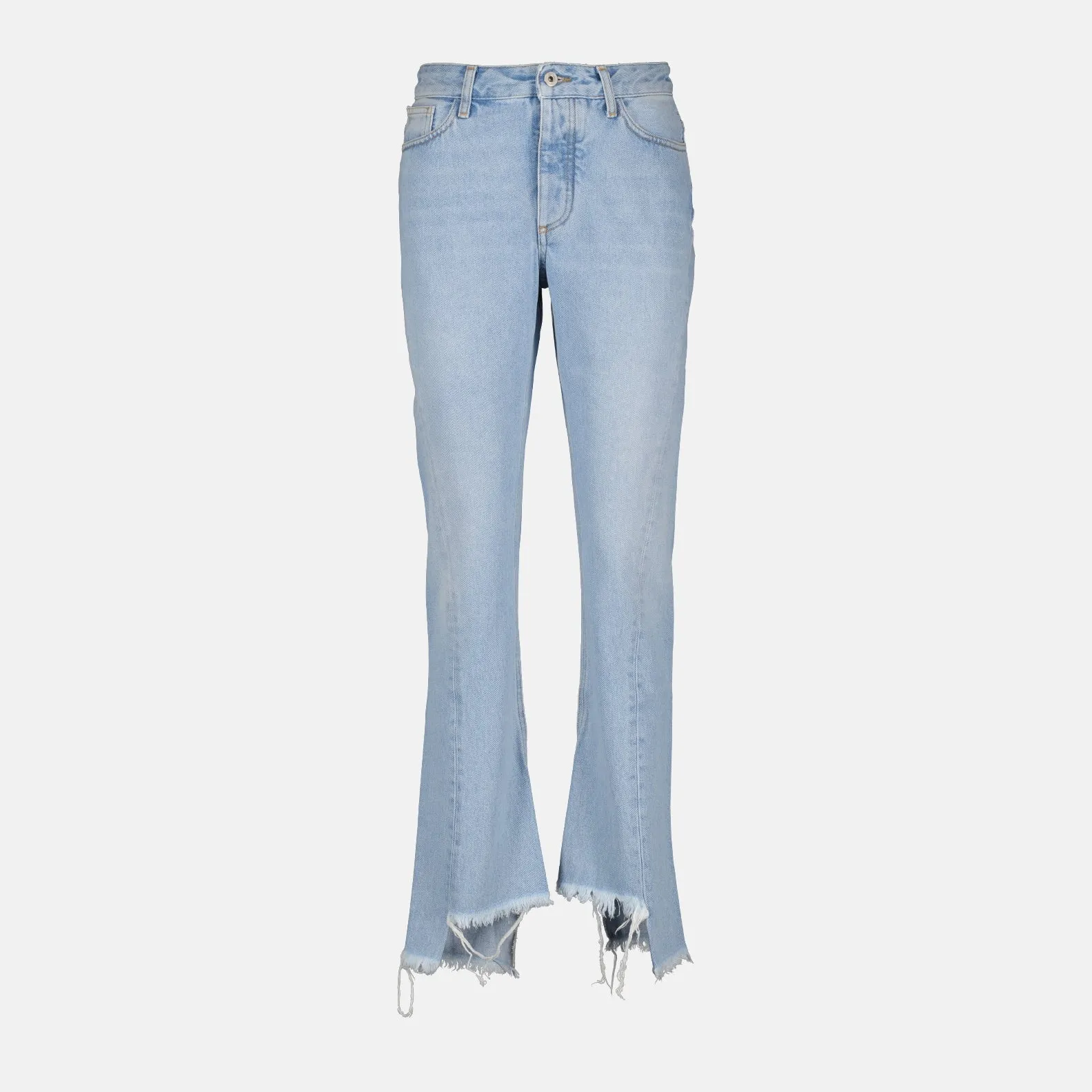 Bleach Twist Blue Jeans